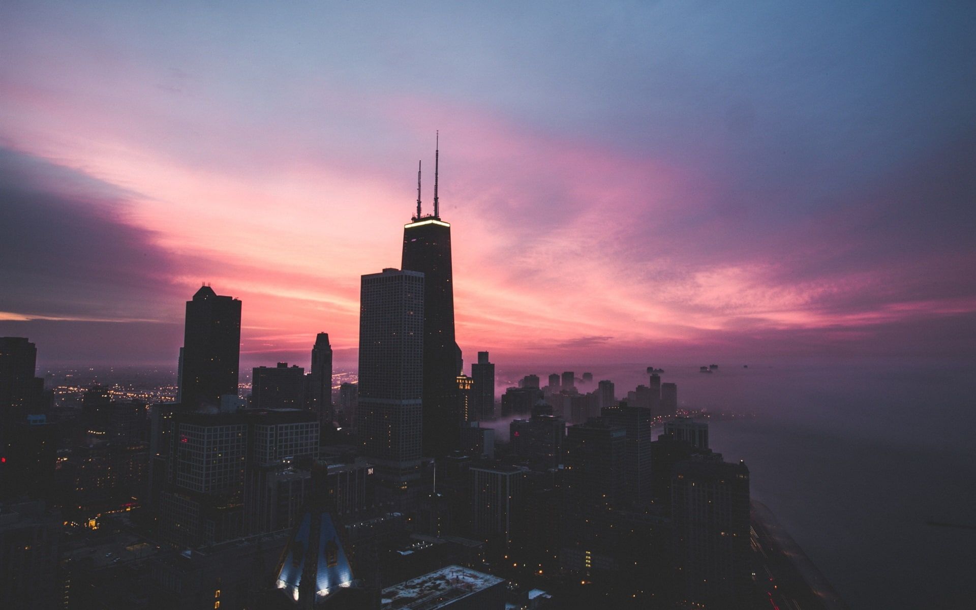 Chicago Sunset Wallpapers