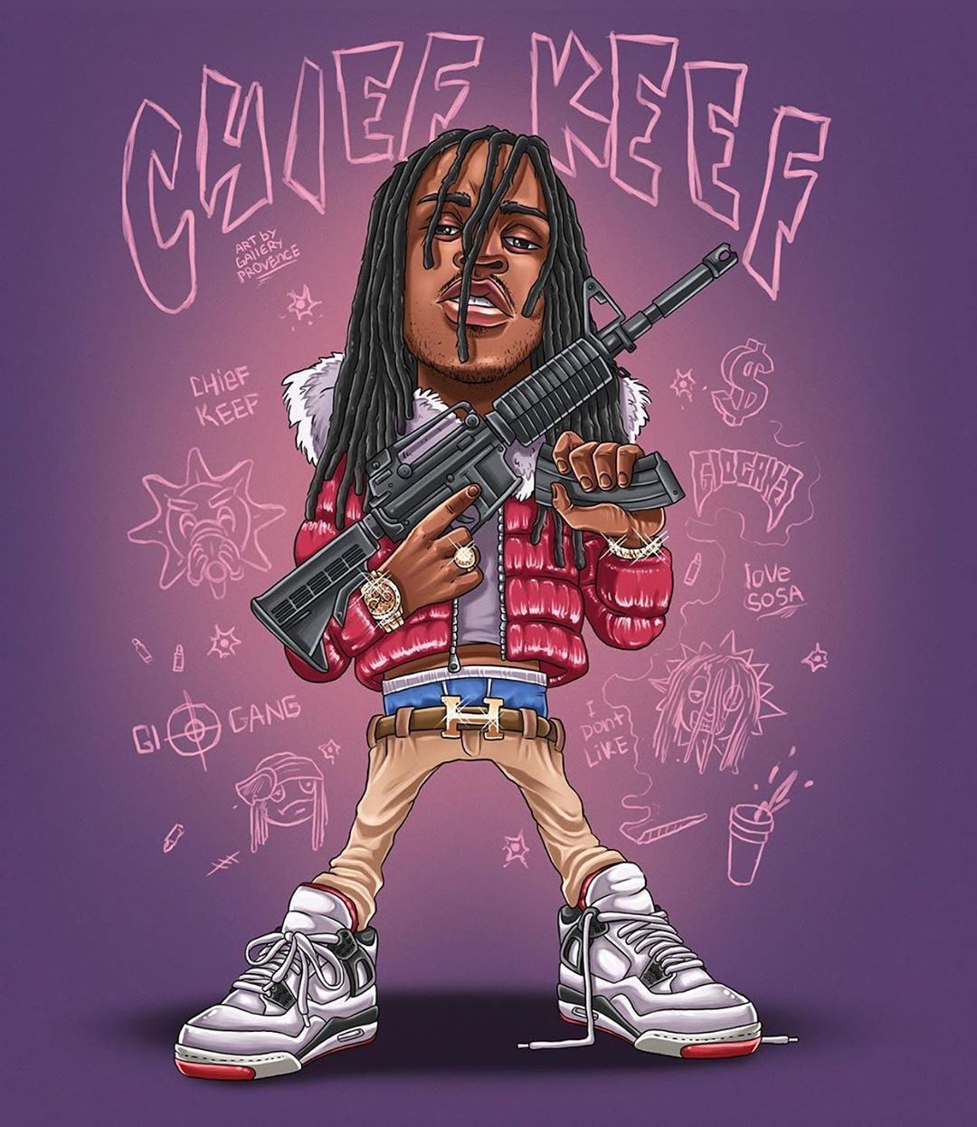 Chief Keef Cartoon Wallpapers