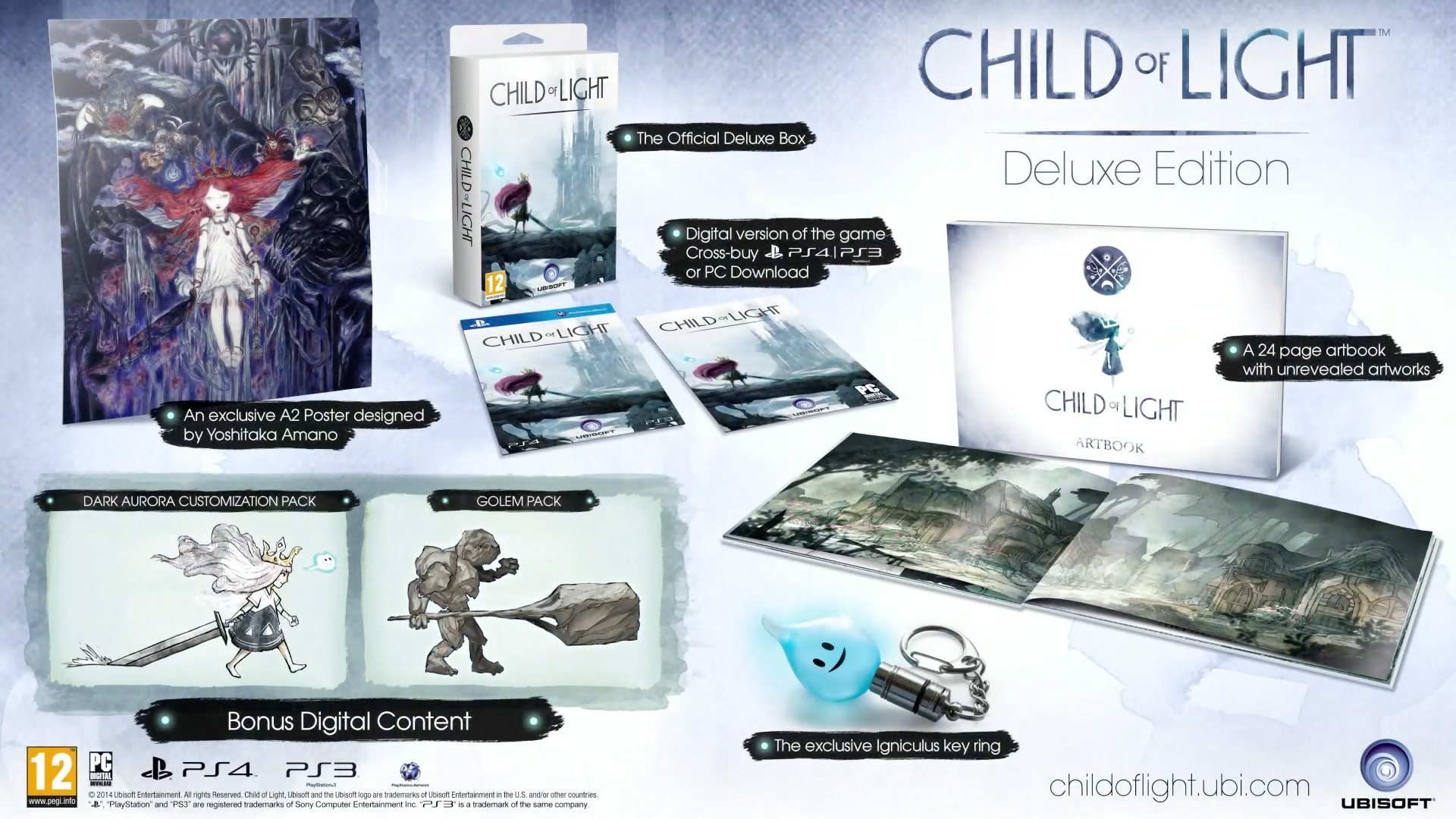 Child Of Light 1920X1080 Wallpapers