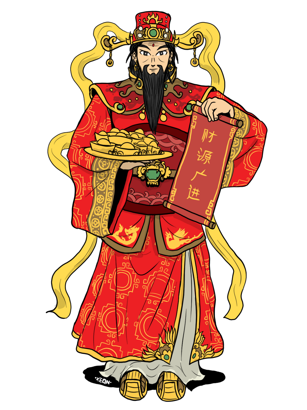 Chinese God Of Wealth Wallpapers