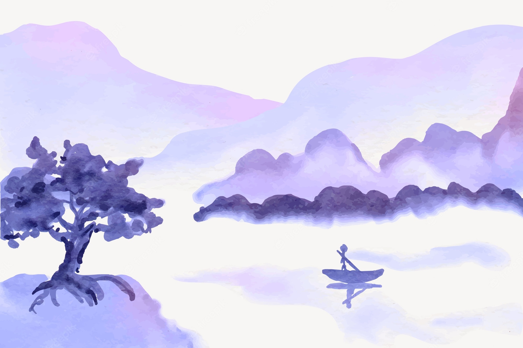 Chinese Water Colors Wallpapers