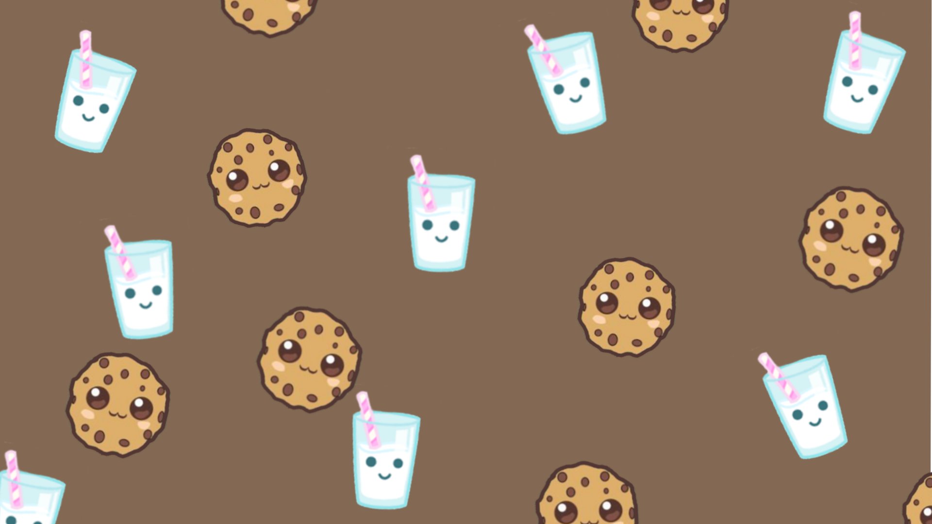 Chocolate Chip Cookie Cute Cookie Wallpapers