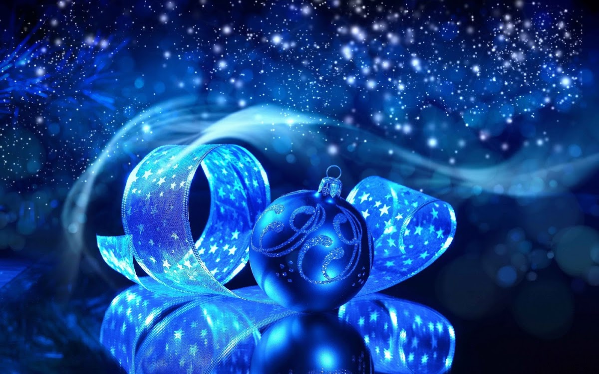 Christmas Blue Wallpapers