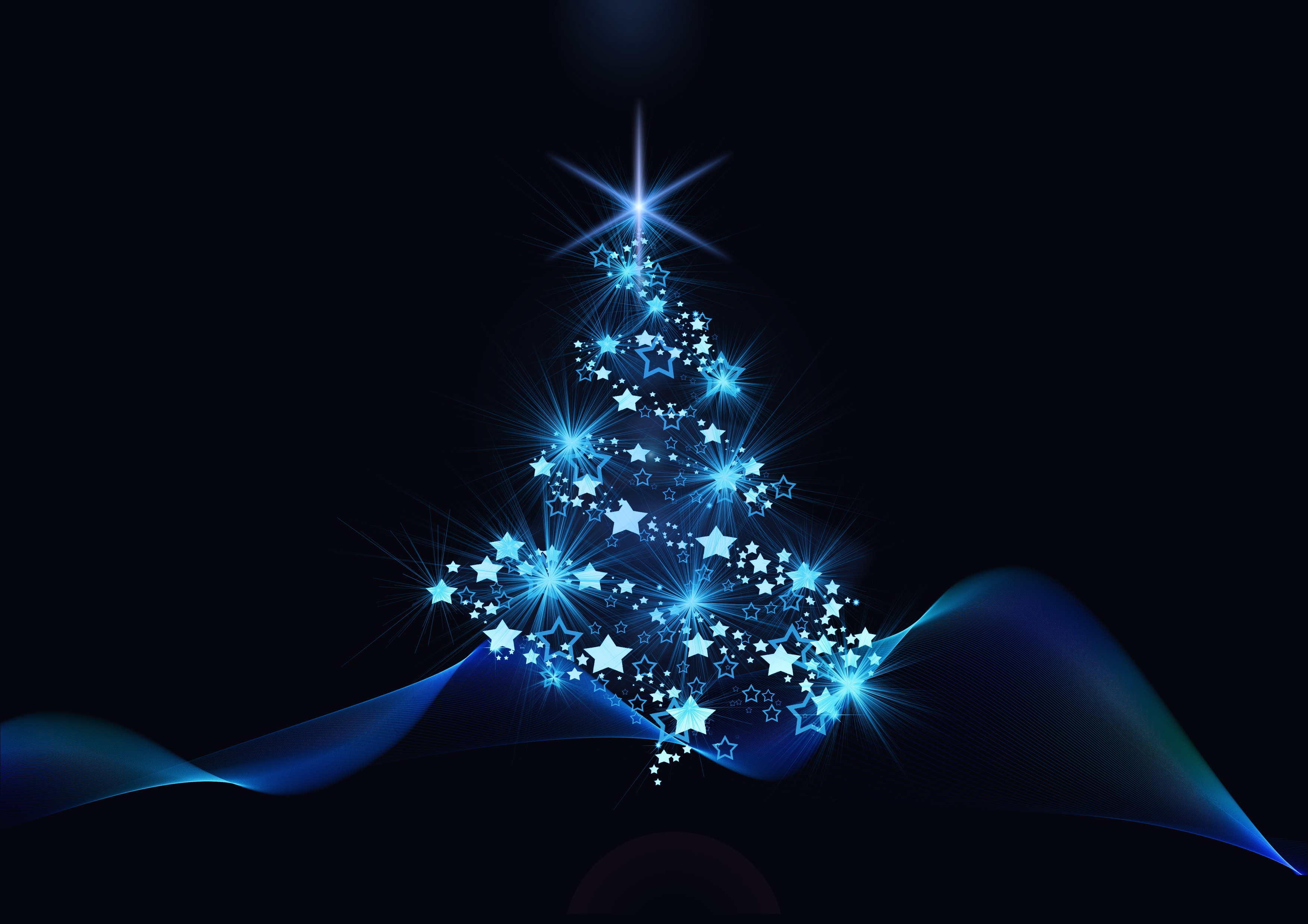 Christmas Blue Wallpapers