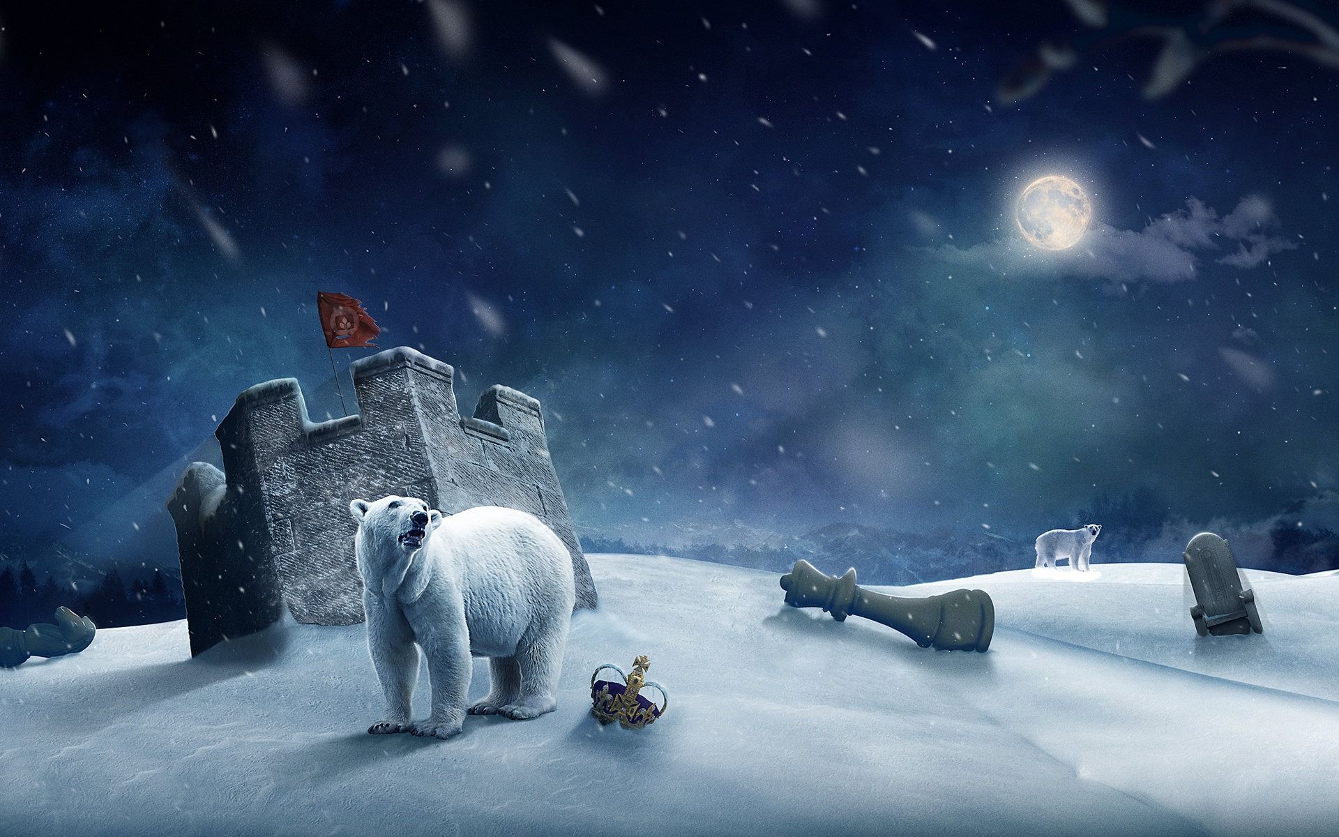 Christmas Polar Bear Wallpapers