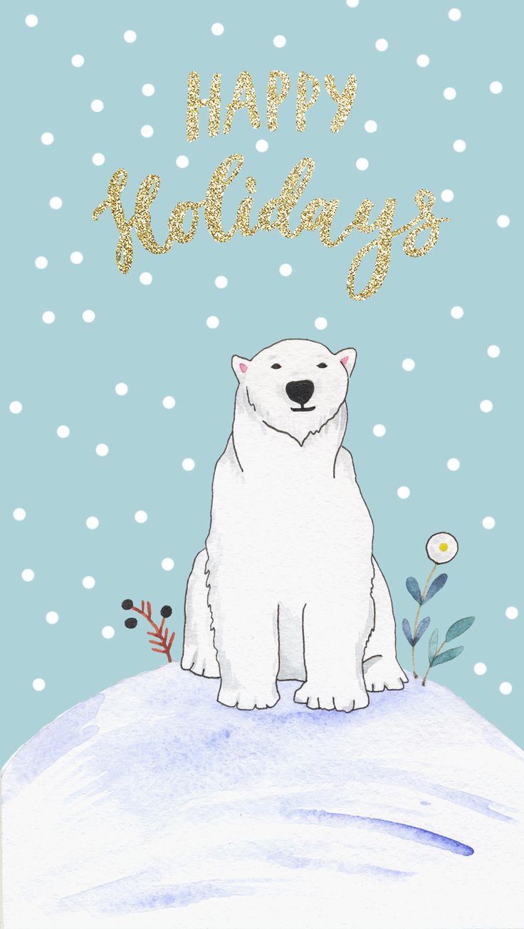 Christmas Polar Bear Wallpapers