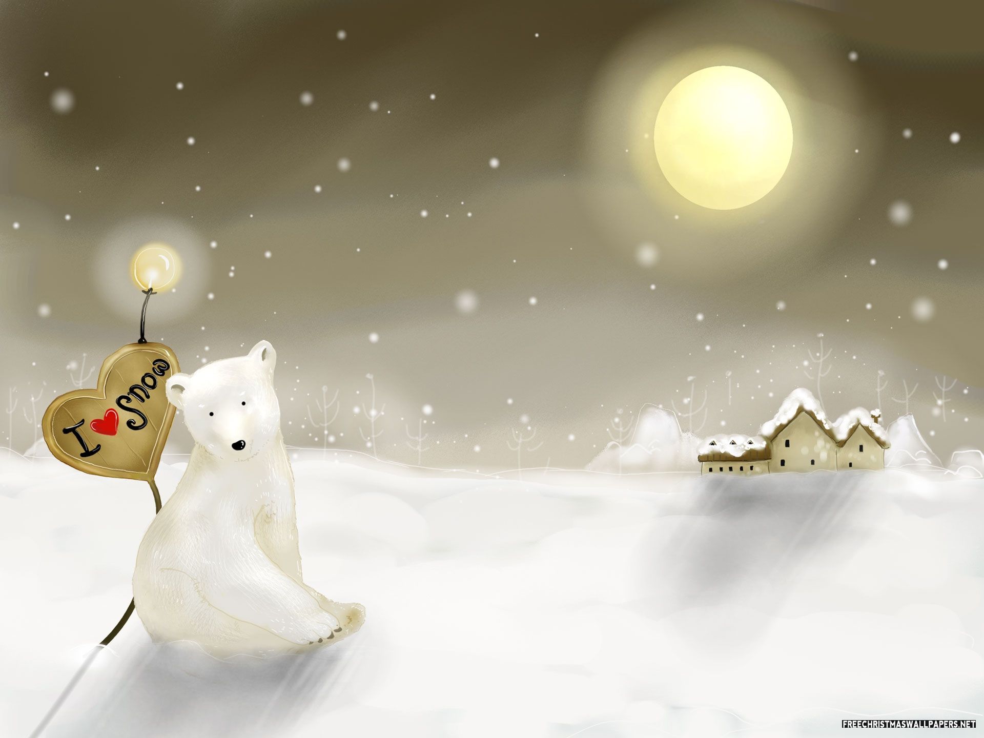 Christmas Polar Bear Wallpapers