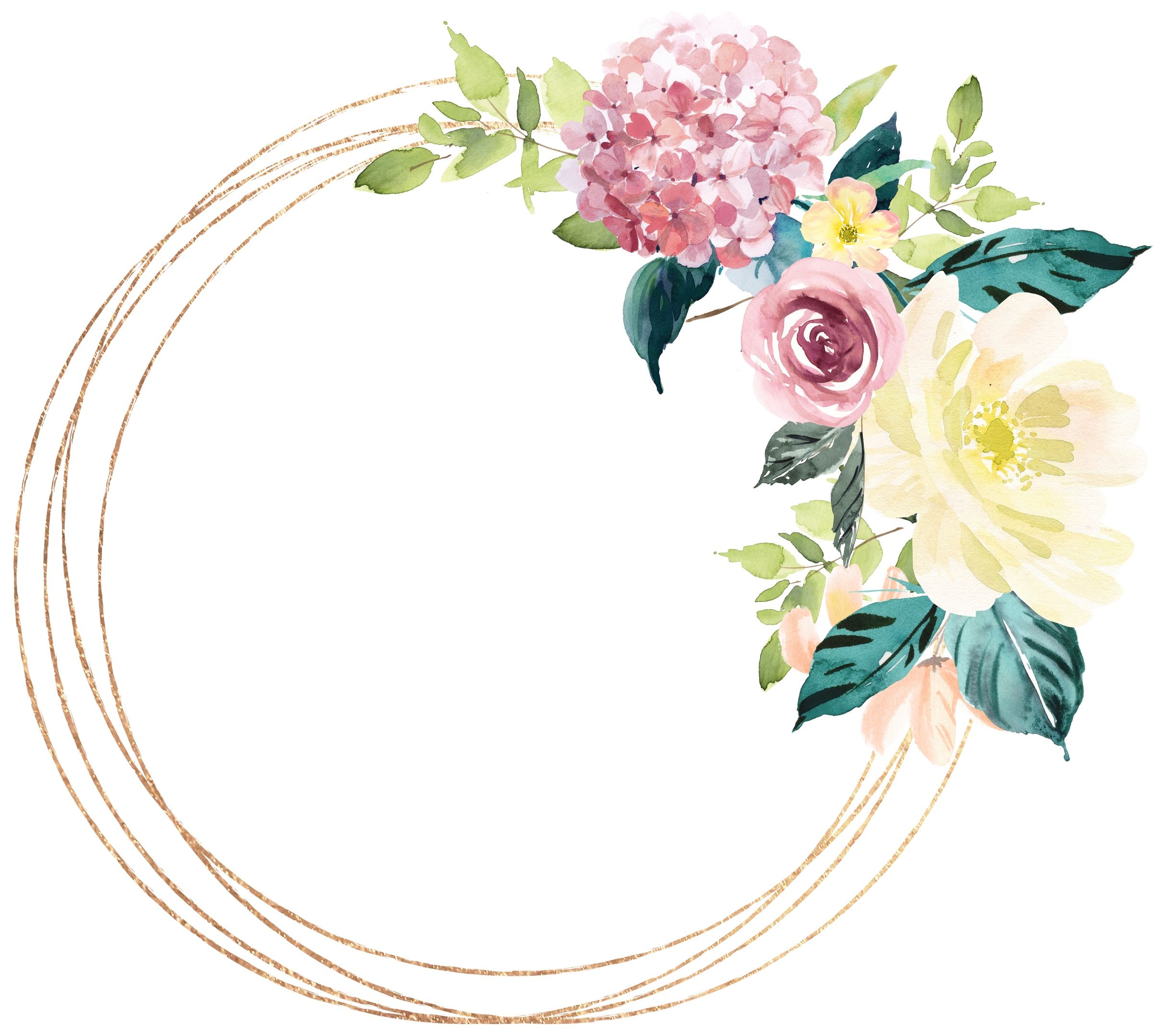 Circle With Flowers Wallpapers