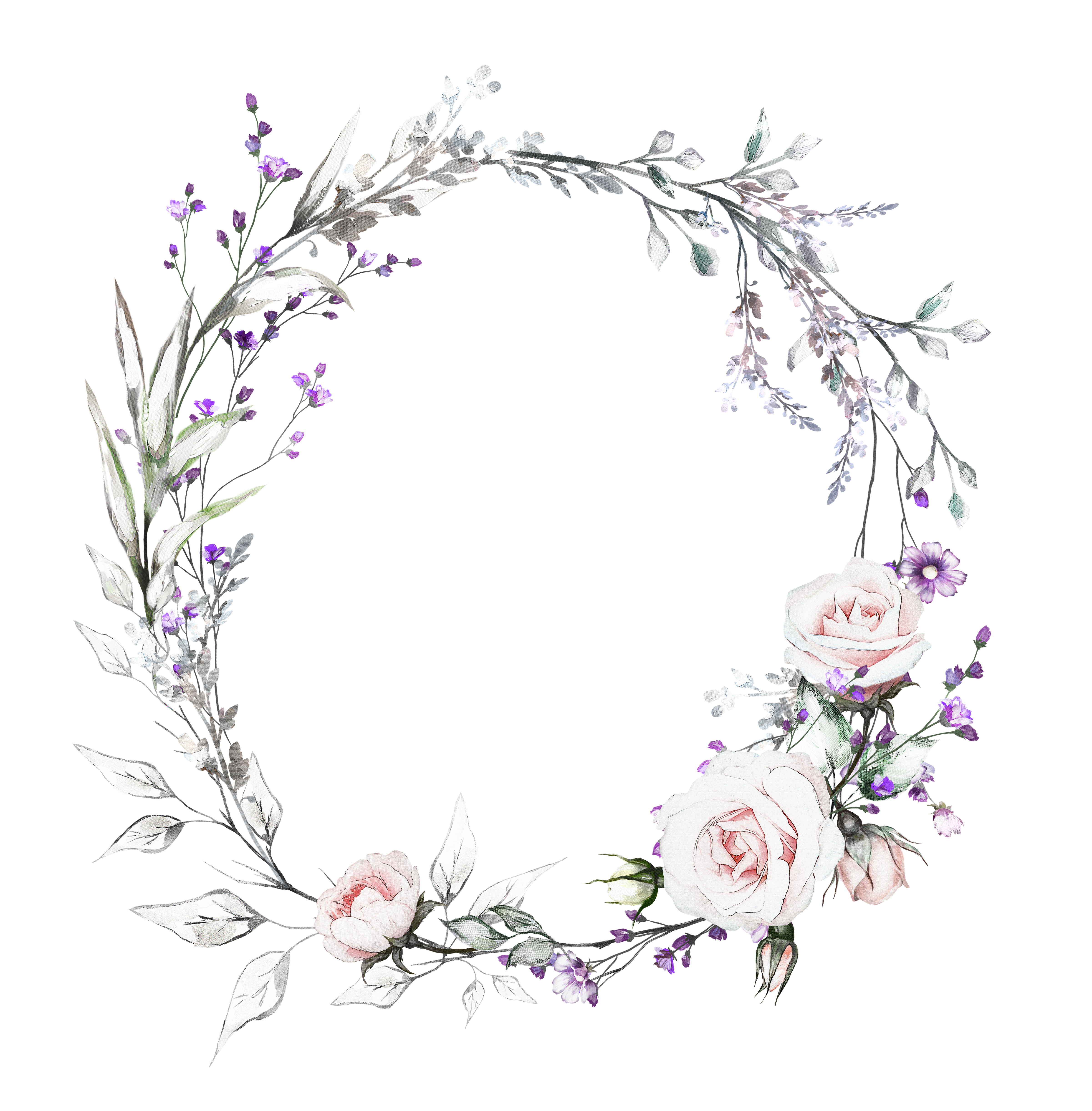 Circle With Flowers Wallpapers