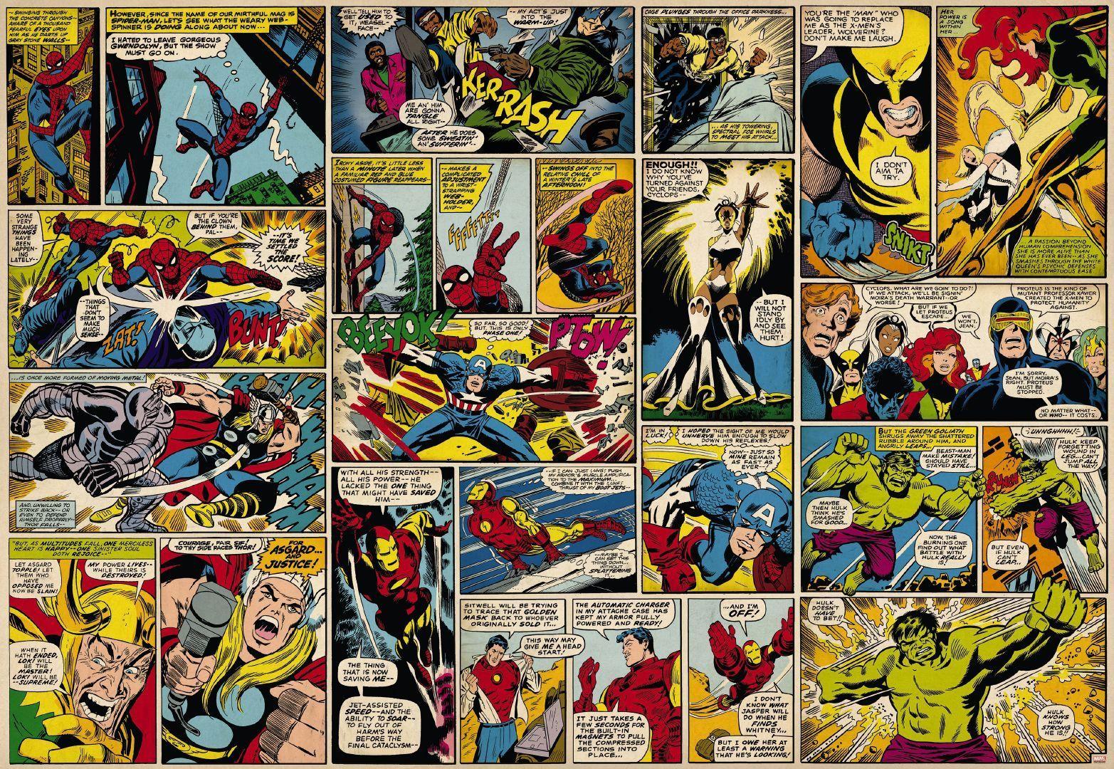 Classic Marvel Comics Wallpapers