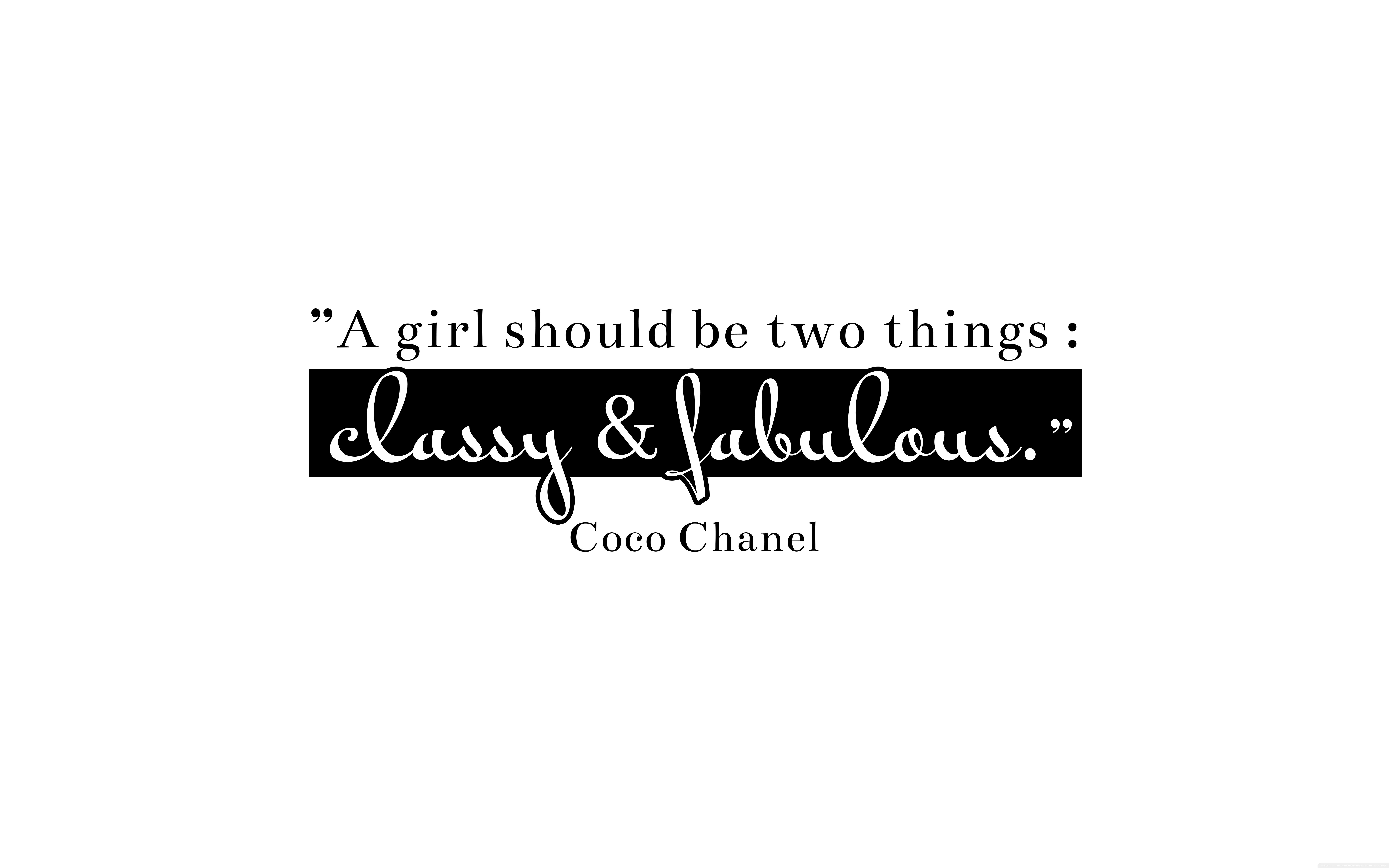 Coco Chanel Quotes Wallpapers