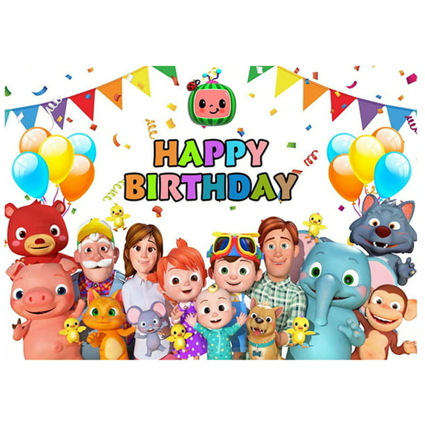 Cocomelon Happy Birthday Images Wallpapers