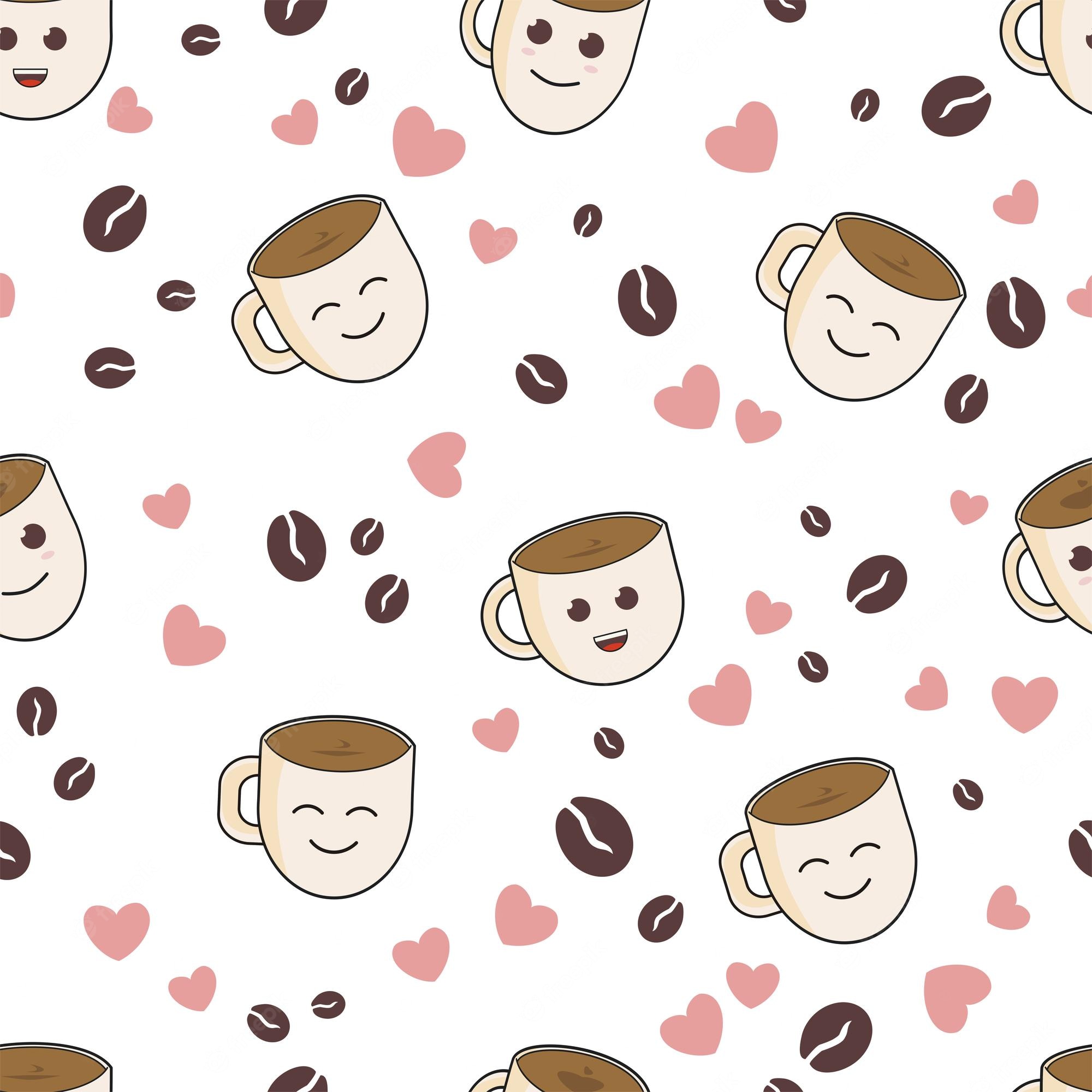 Coffee Pattern Wallpapers