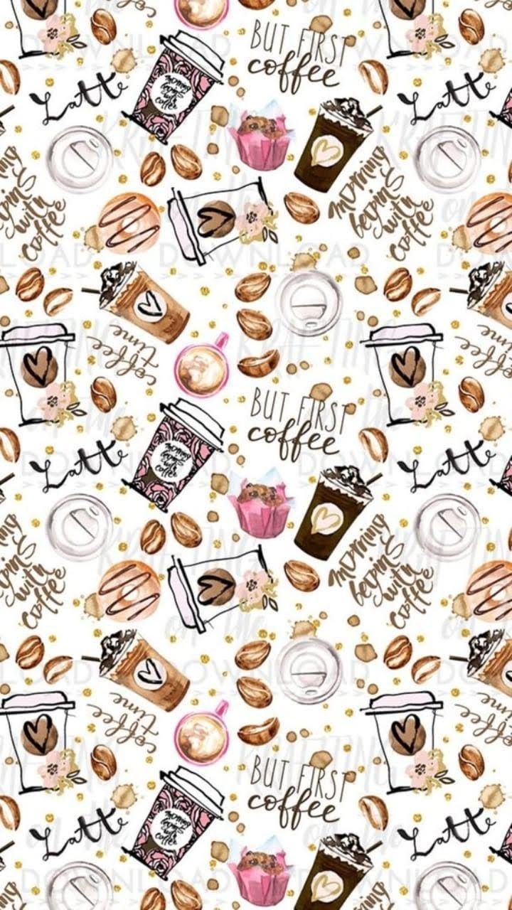 Coffee Pattern Wallpapers