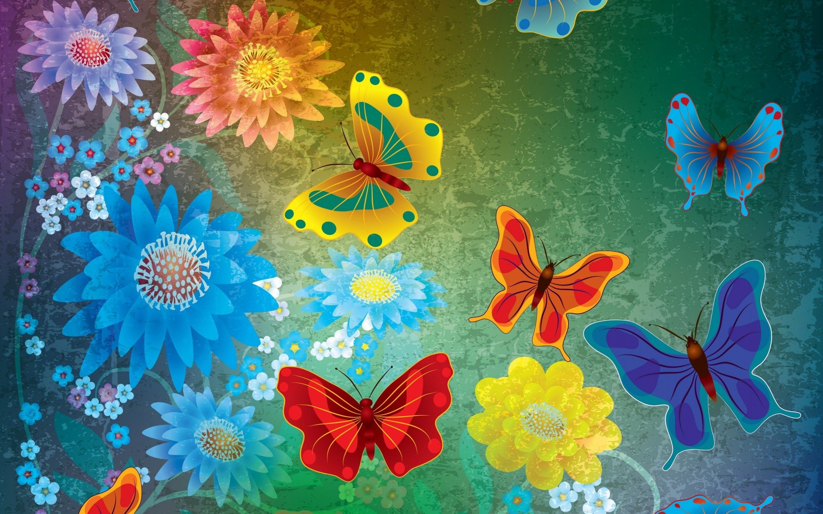 Colorful Butterflies Wallpapers