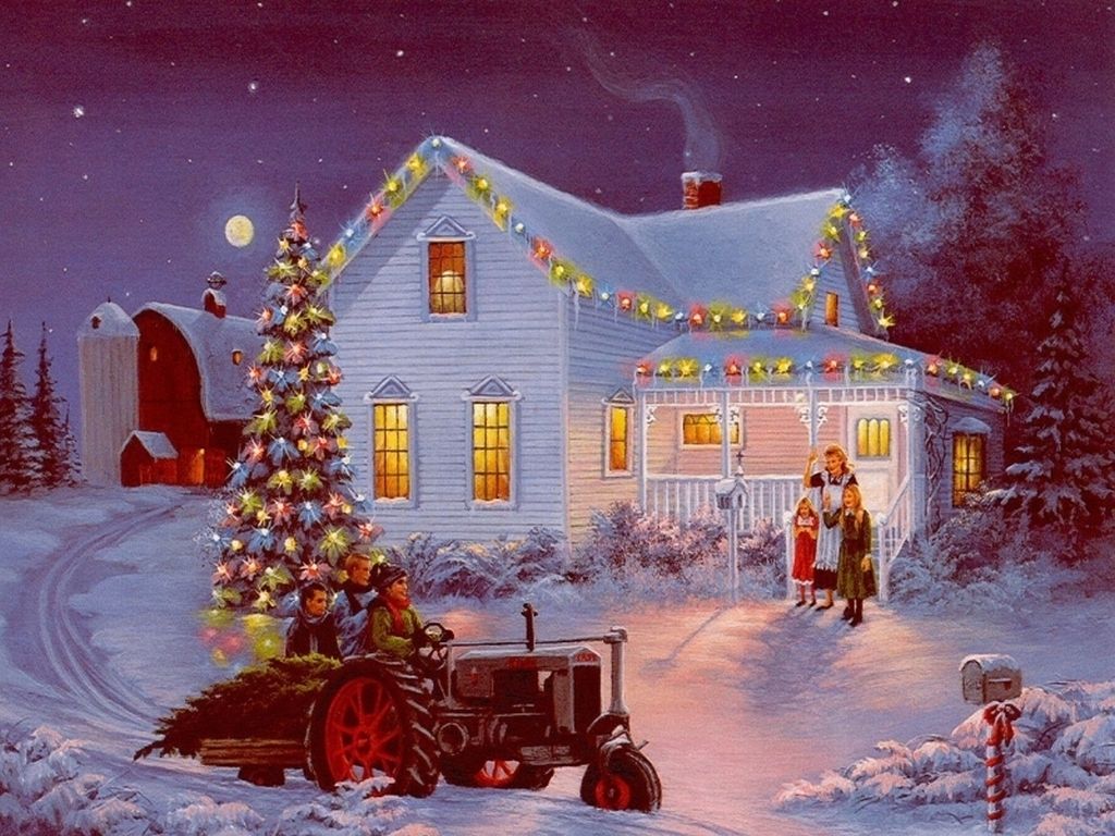 Country Christmas Wallpapers