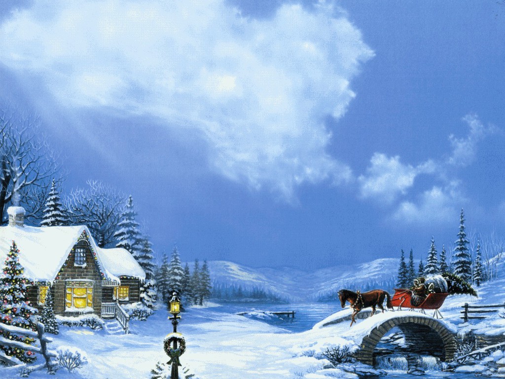 Country Christmas Wallpapers