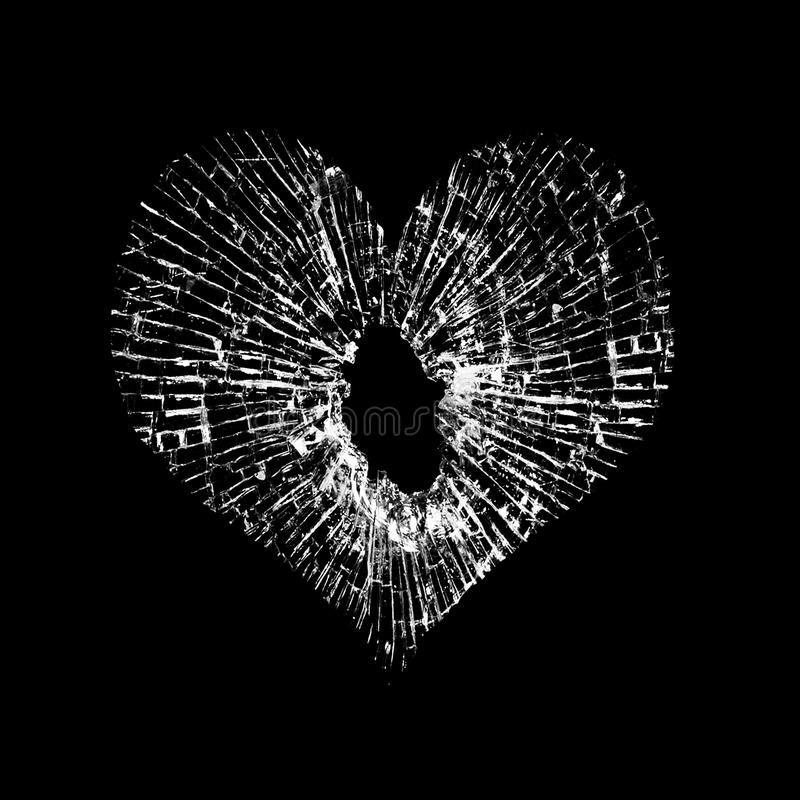 Crystal Shattered Glass Heart Wallpapers