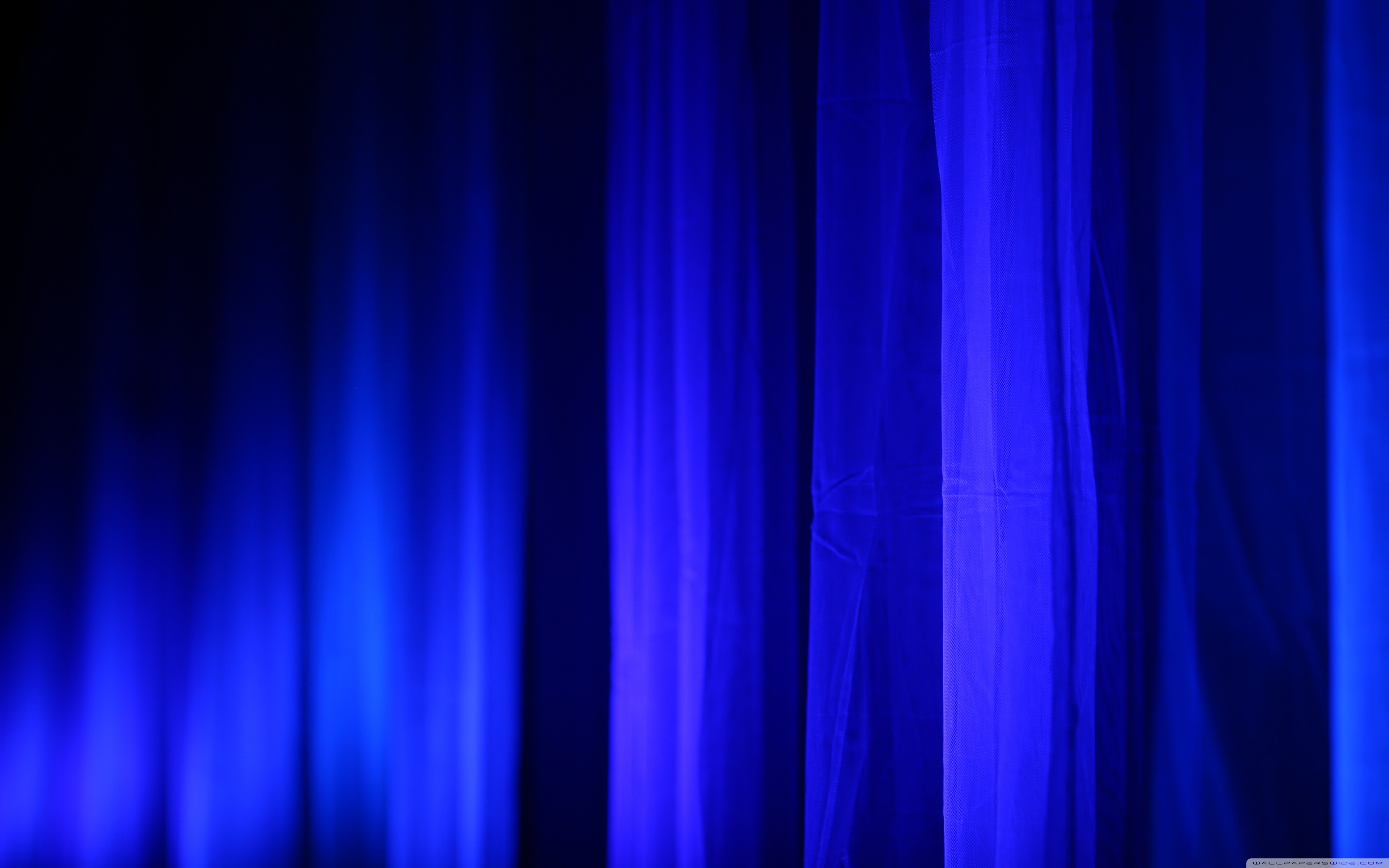 Curtain Blue Wallpapers