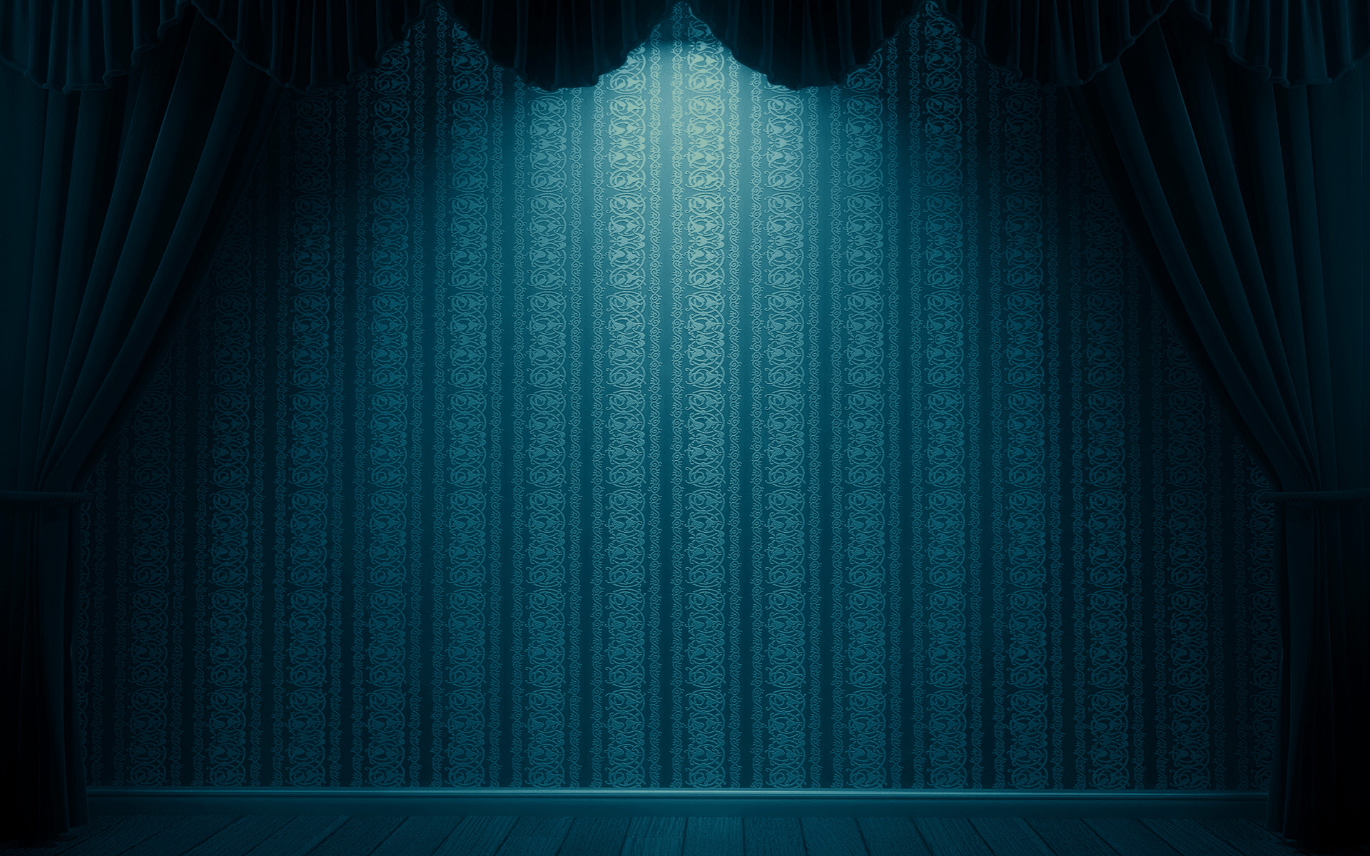 Curtain Blue Wallpapers