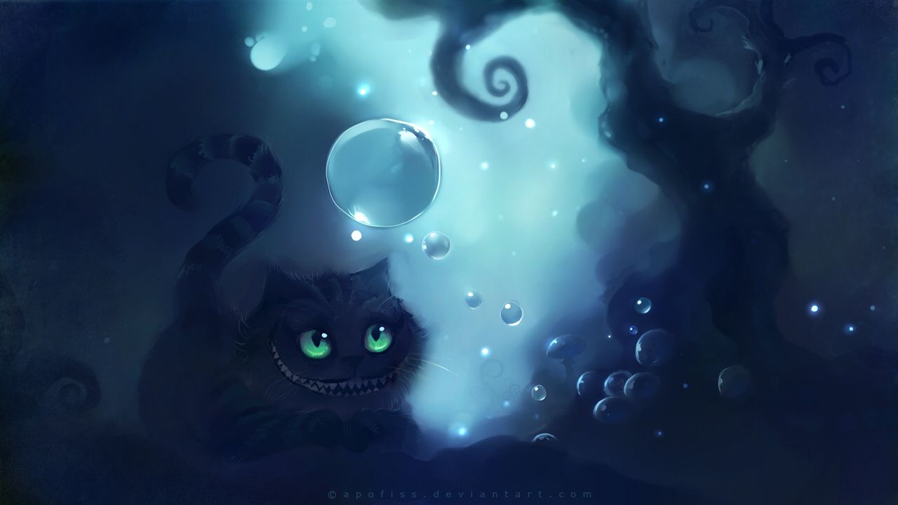 Cute Cheshire Cat Wallpapers