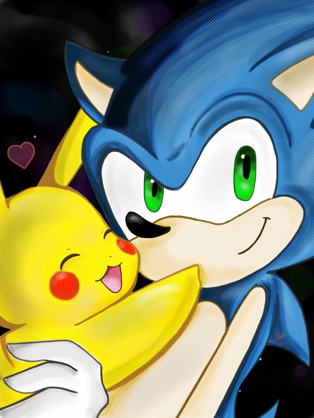 Cute Sonic And Pikachu Wallpapers