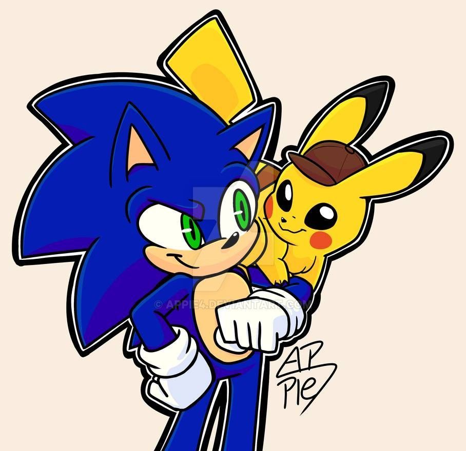 Cute Sonic And Pikachu Wallpapers