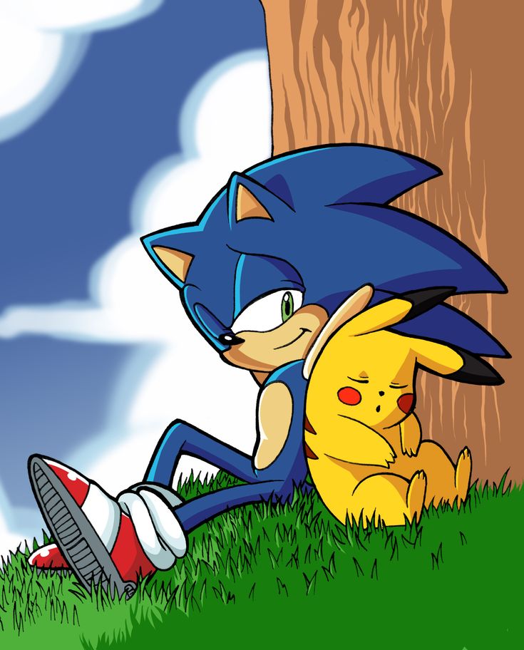 Cute Sonic And Pikachu Wallpapers