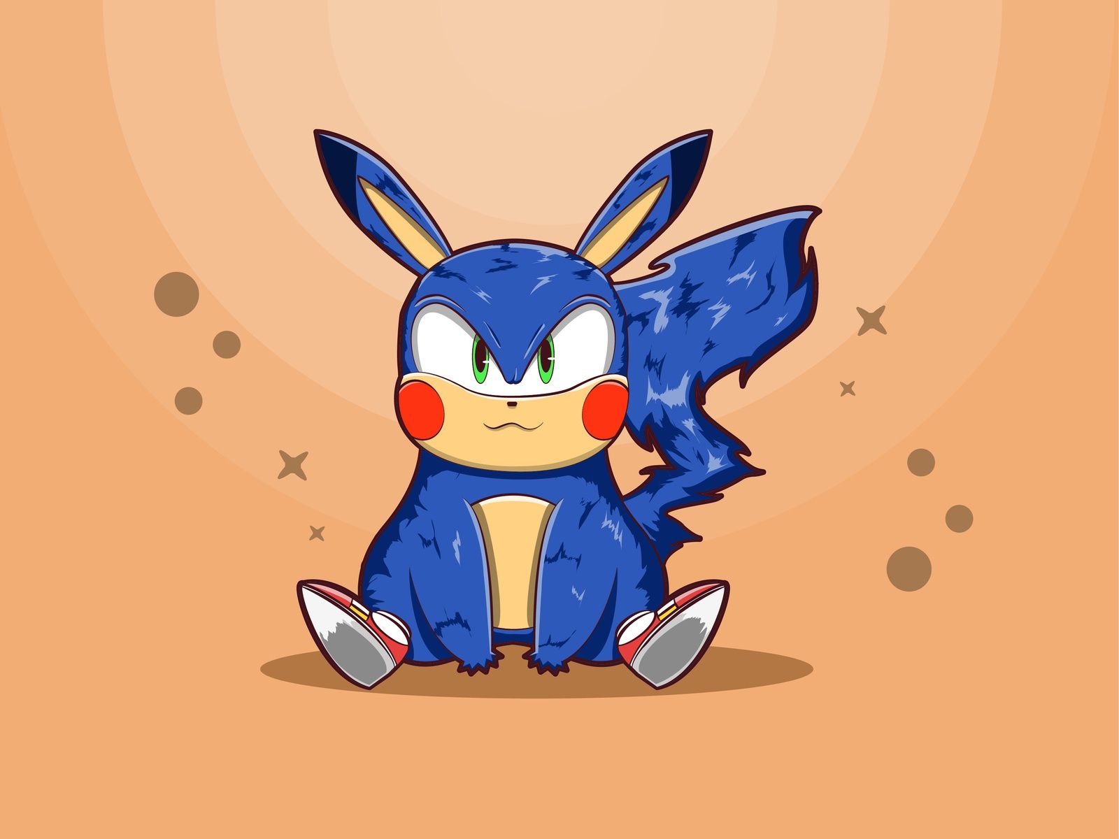 Cute Sonic And Pikachu Wallpapers