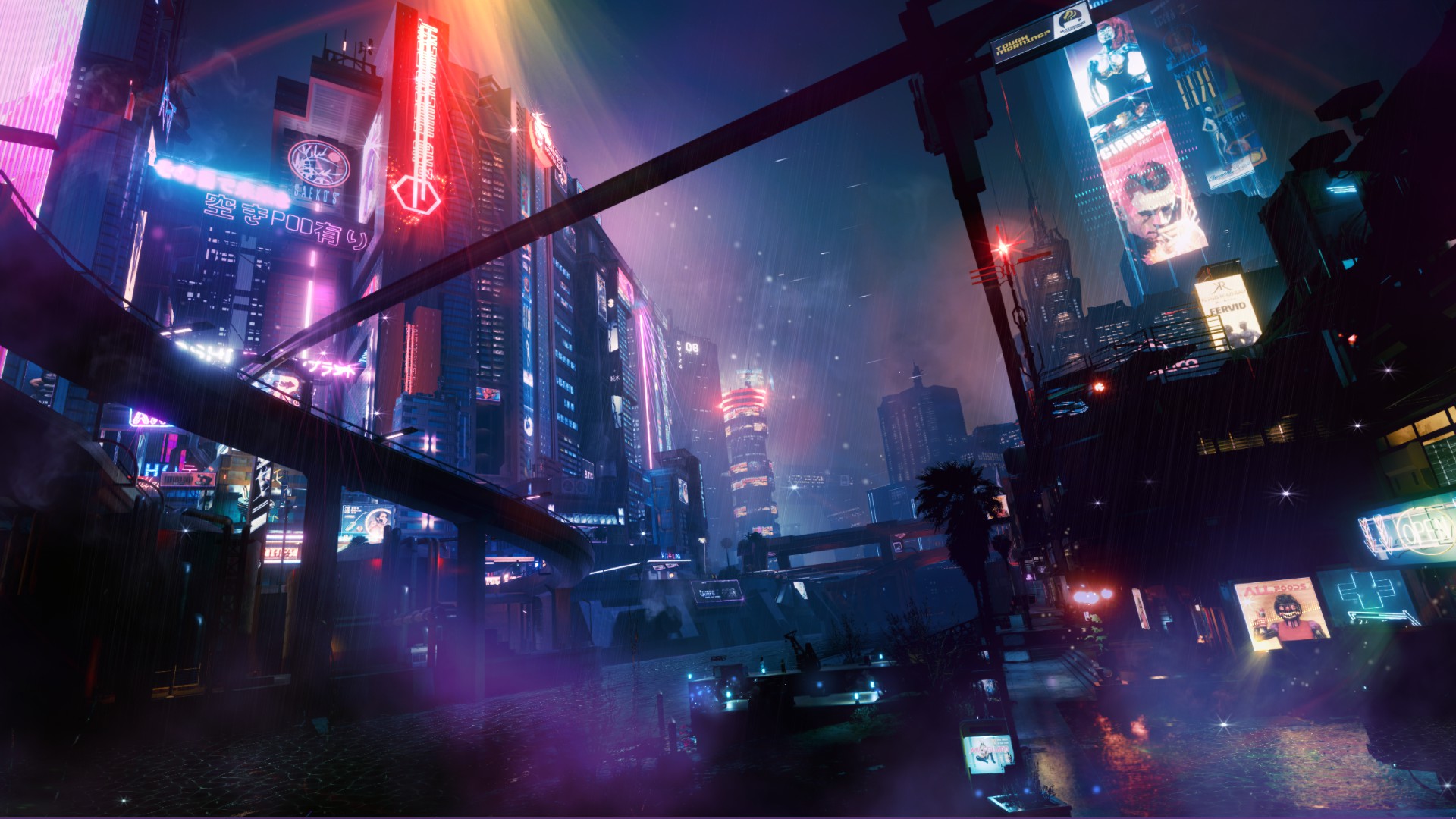 Cyberpunk Blue Wallpapers