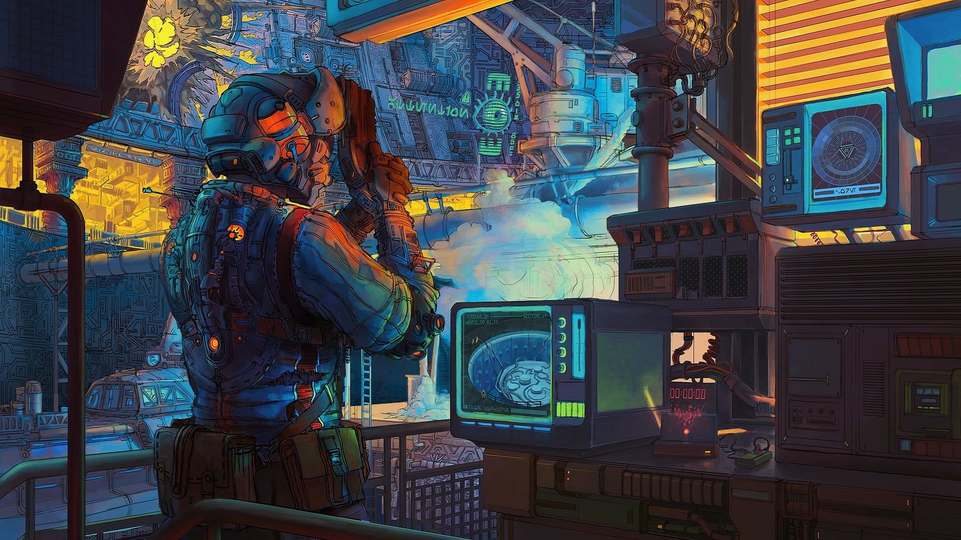 Cyberpunk Blue Wallpapers