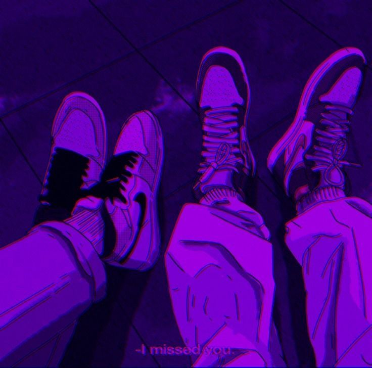 Dark Purple Sneakers Wallpapers