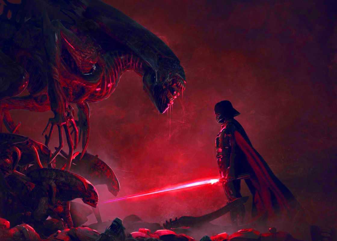 Darth Vader Vs Alien Wallpapers