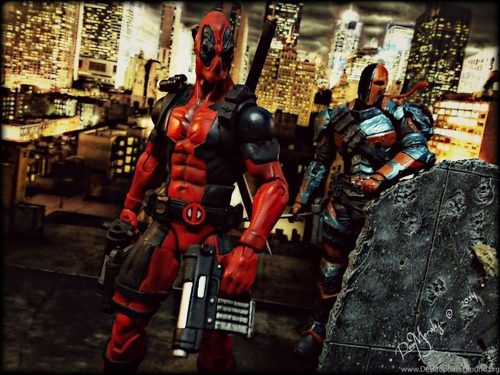 Deadpool Vs Deathstroke Stop Motion Wallpapers