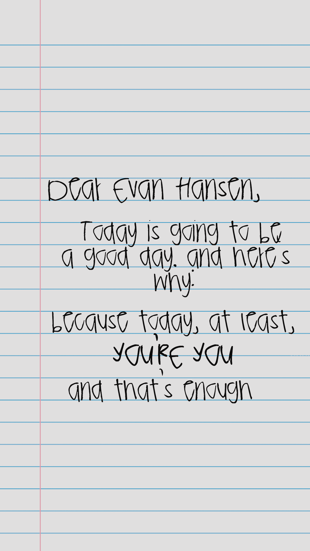 Dear Evan Hansen Quotes Wallpapers