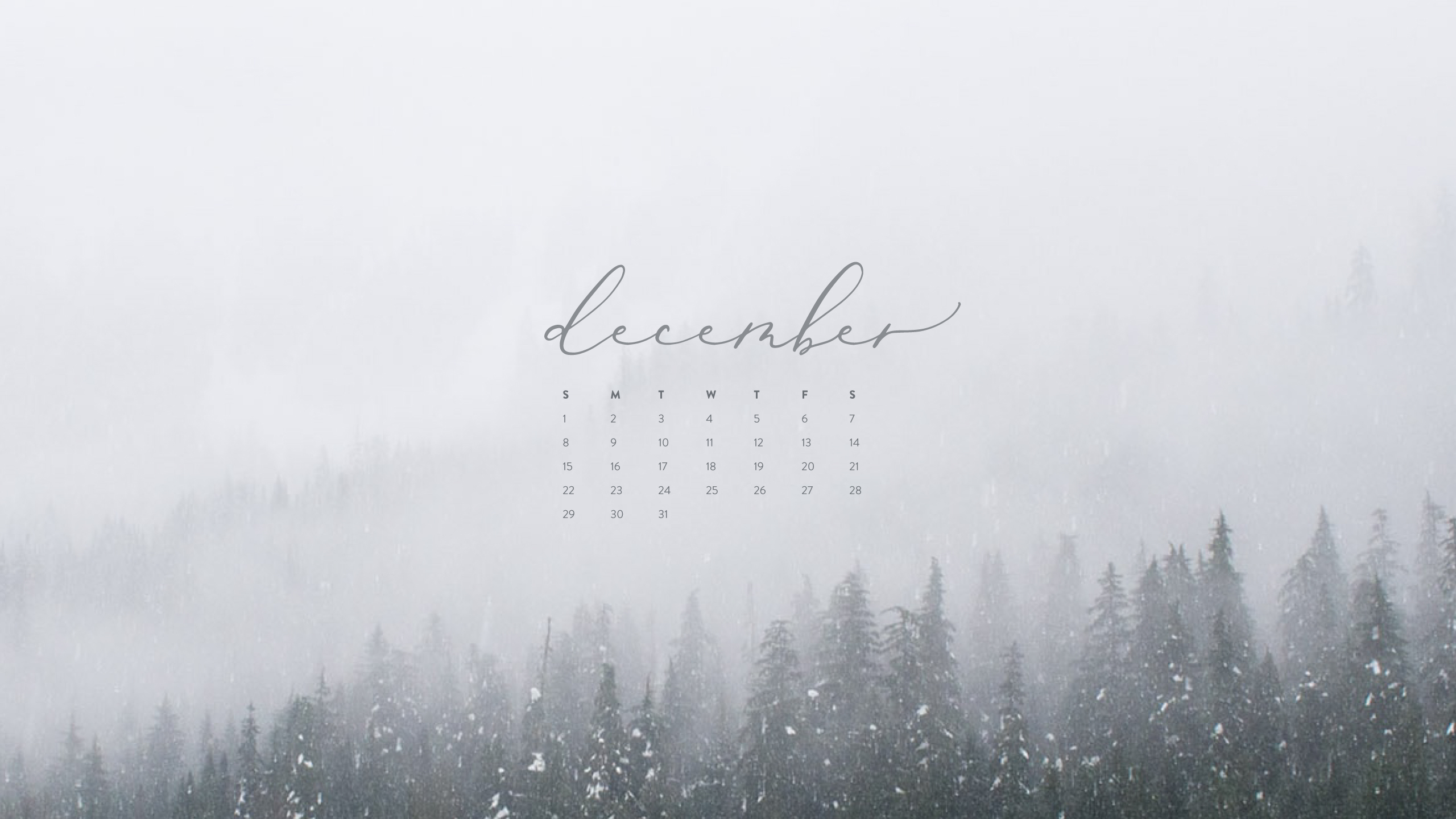 December 2019 Desktop Wallpapers