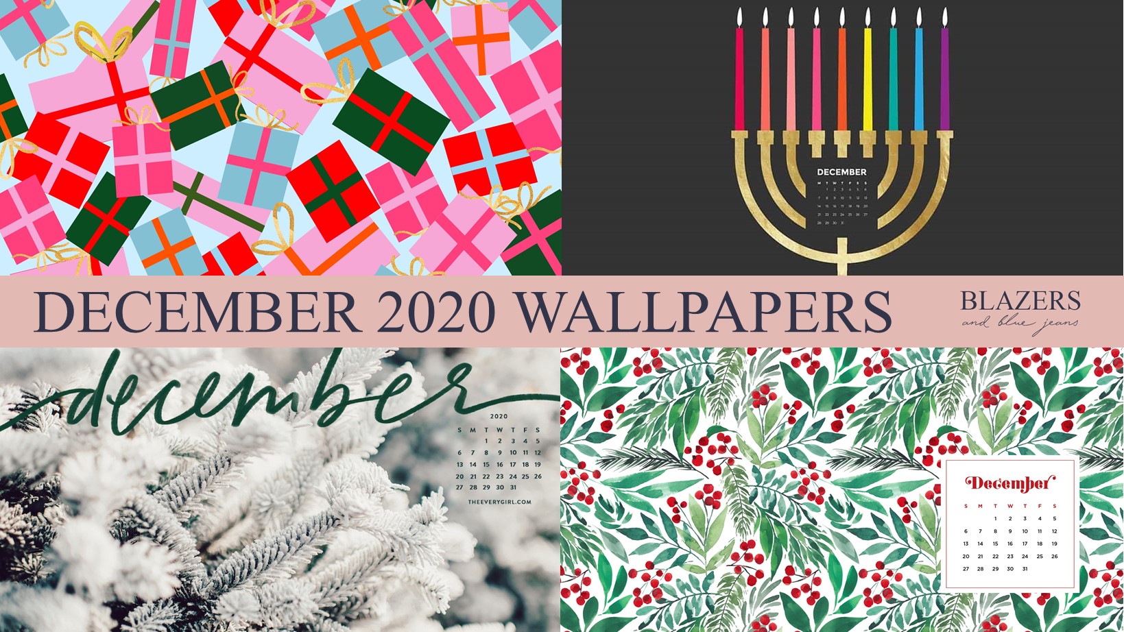 December 2020 Calendar Wallpapers