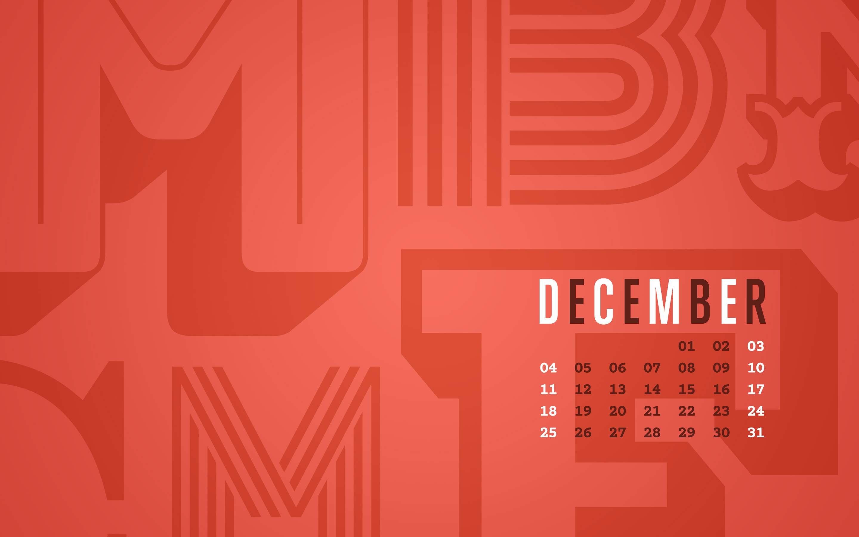 December 2016 Wallpapers