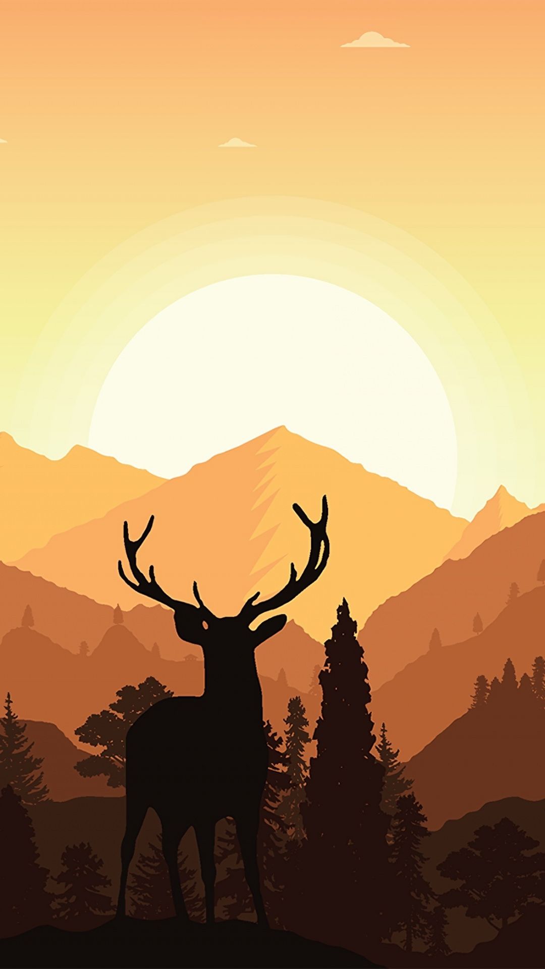 Deer Scene Wallpapers