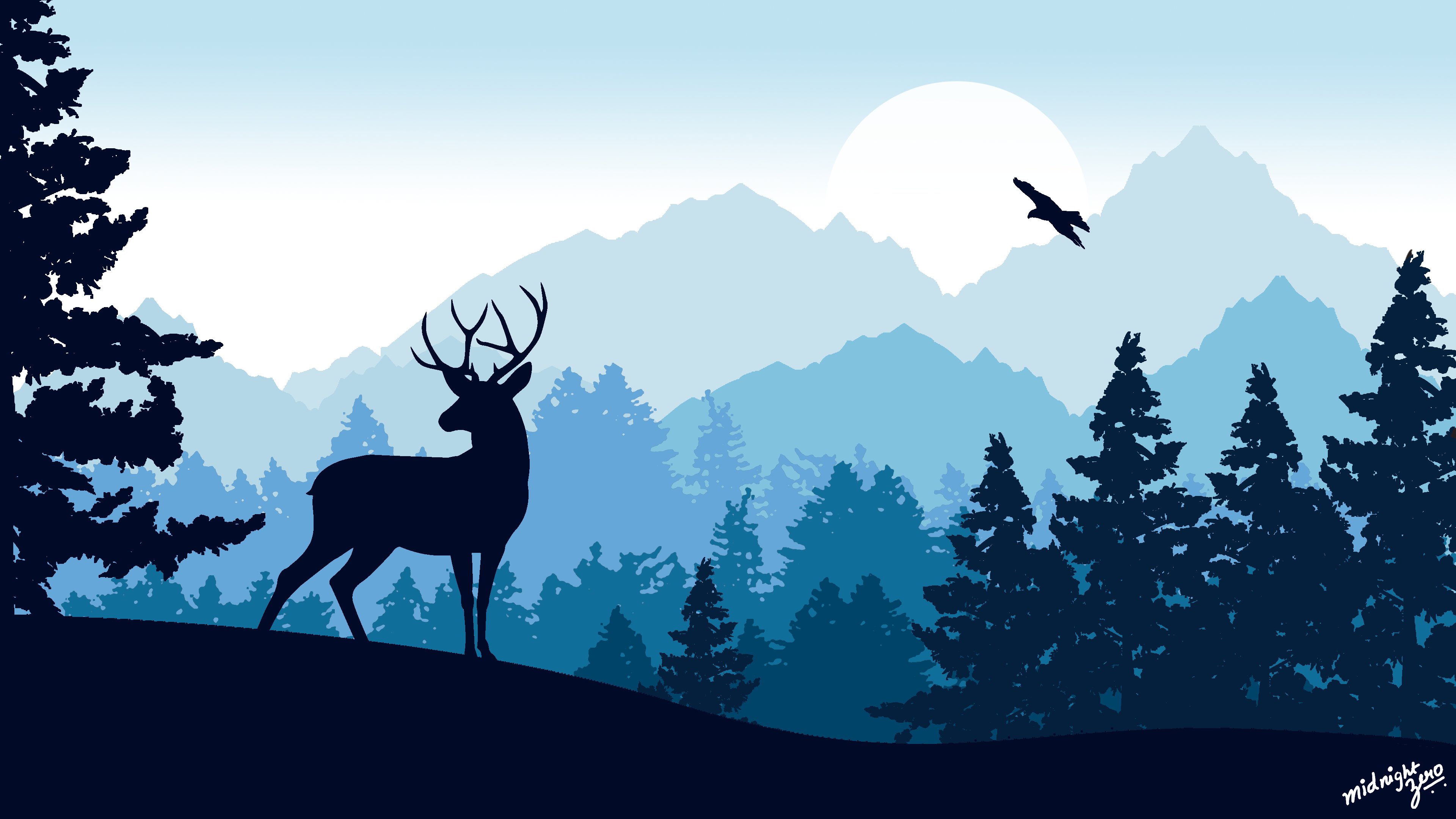 Deer Scene Wallpapers