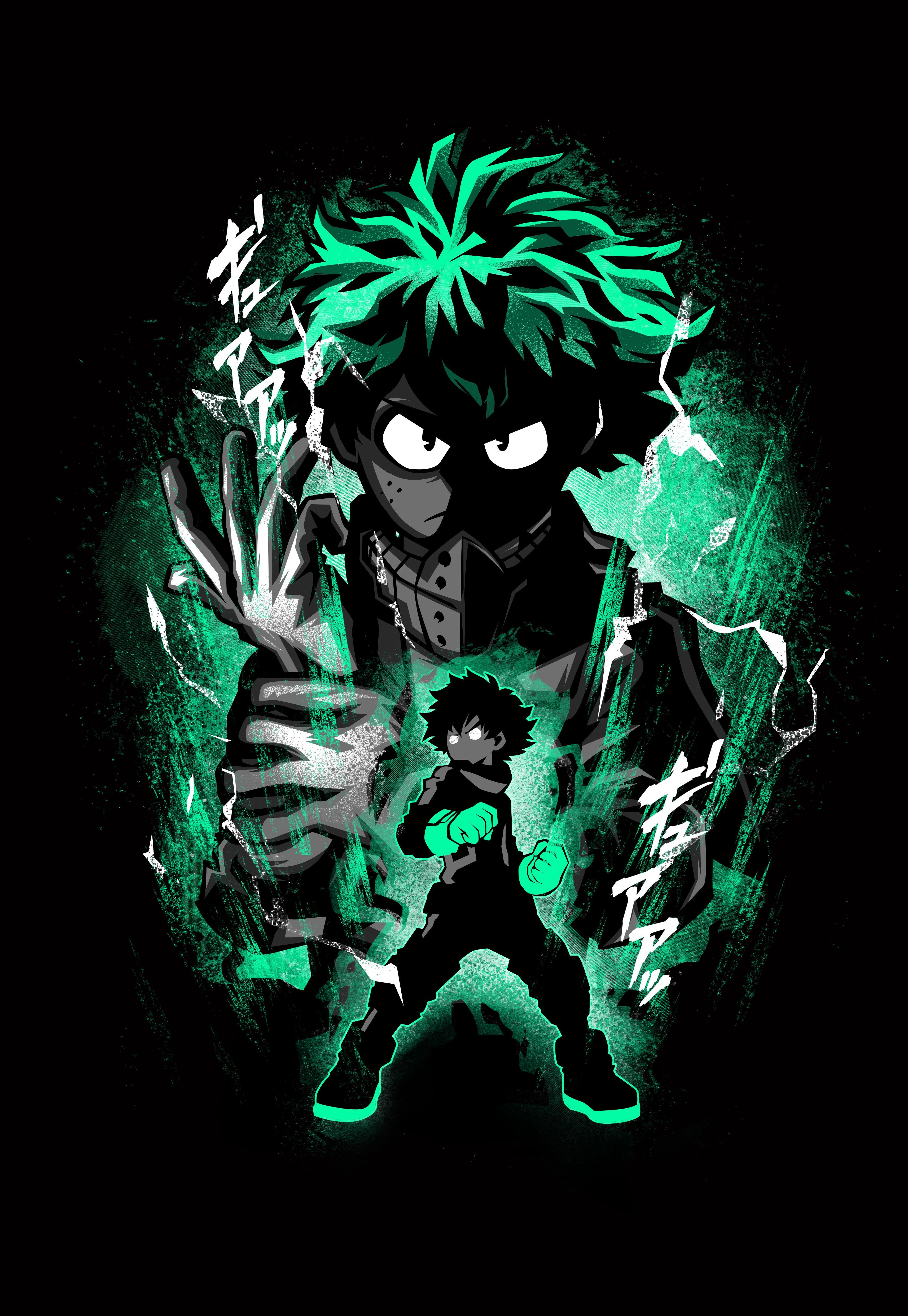 Deku Green Wallpapers