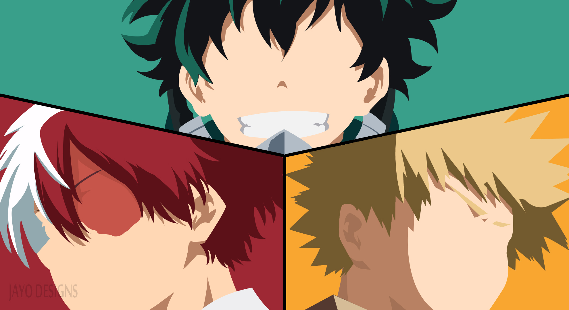 Deku Todoroki Bakugou Wallpapers