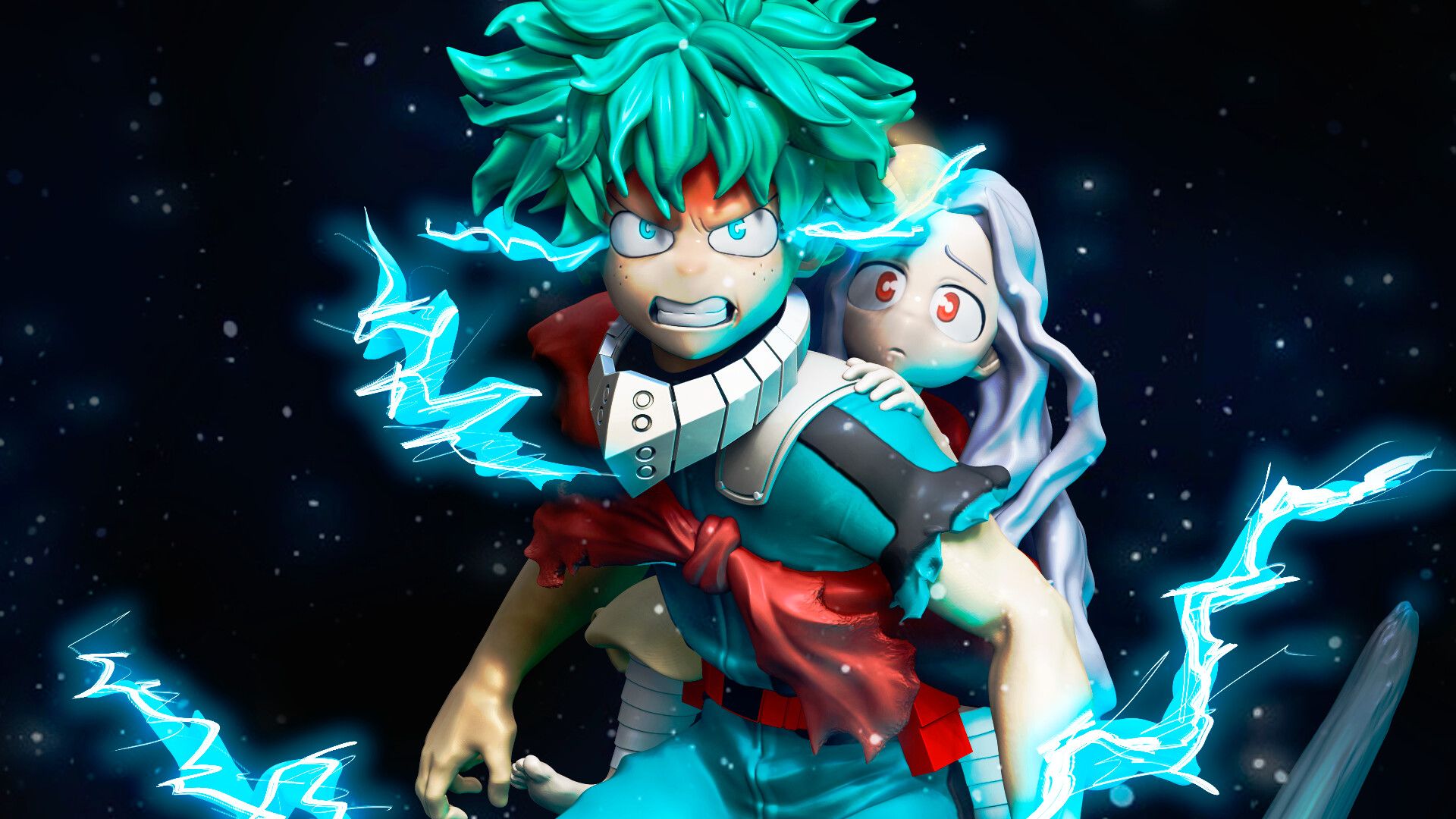 Deku X Eri Wallpapers