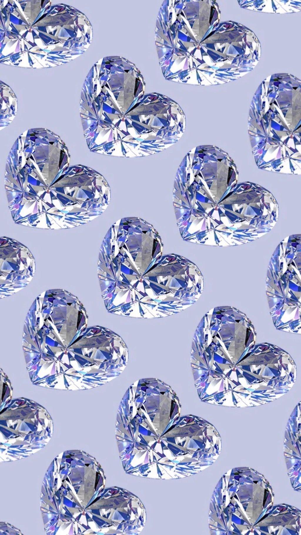 Diamond Hearts Wallpapers