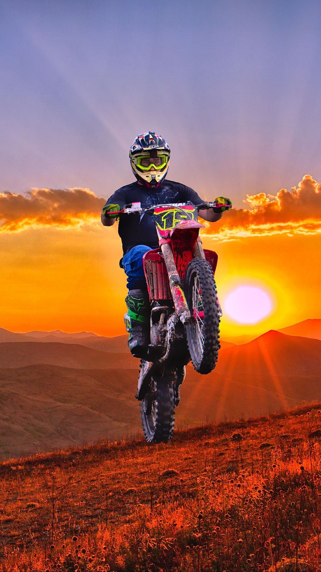 Dirt Bike Wheelie Wallpapers