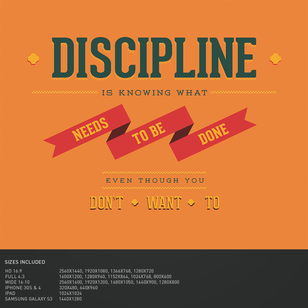 Discipline Wallpapers