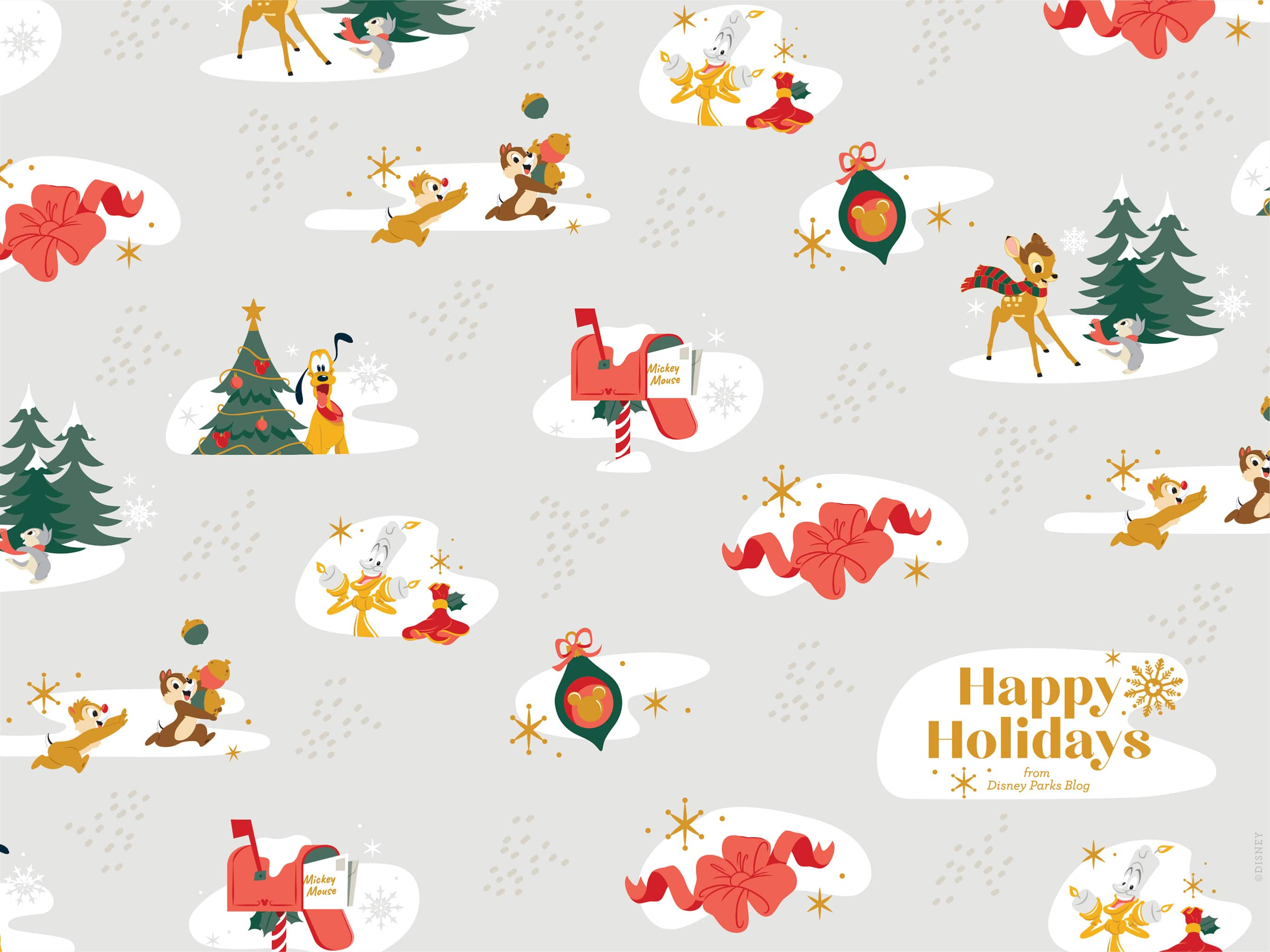 Disney Christmas Ipad Wallpapers