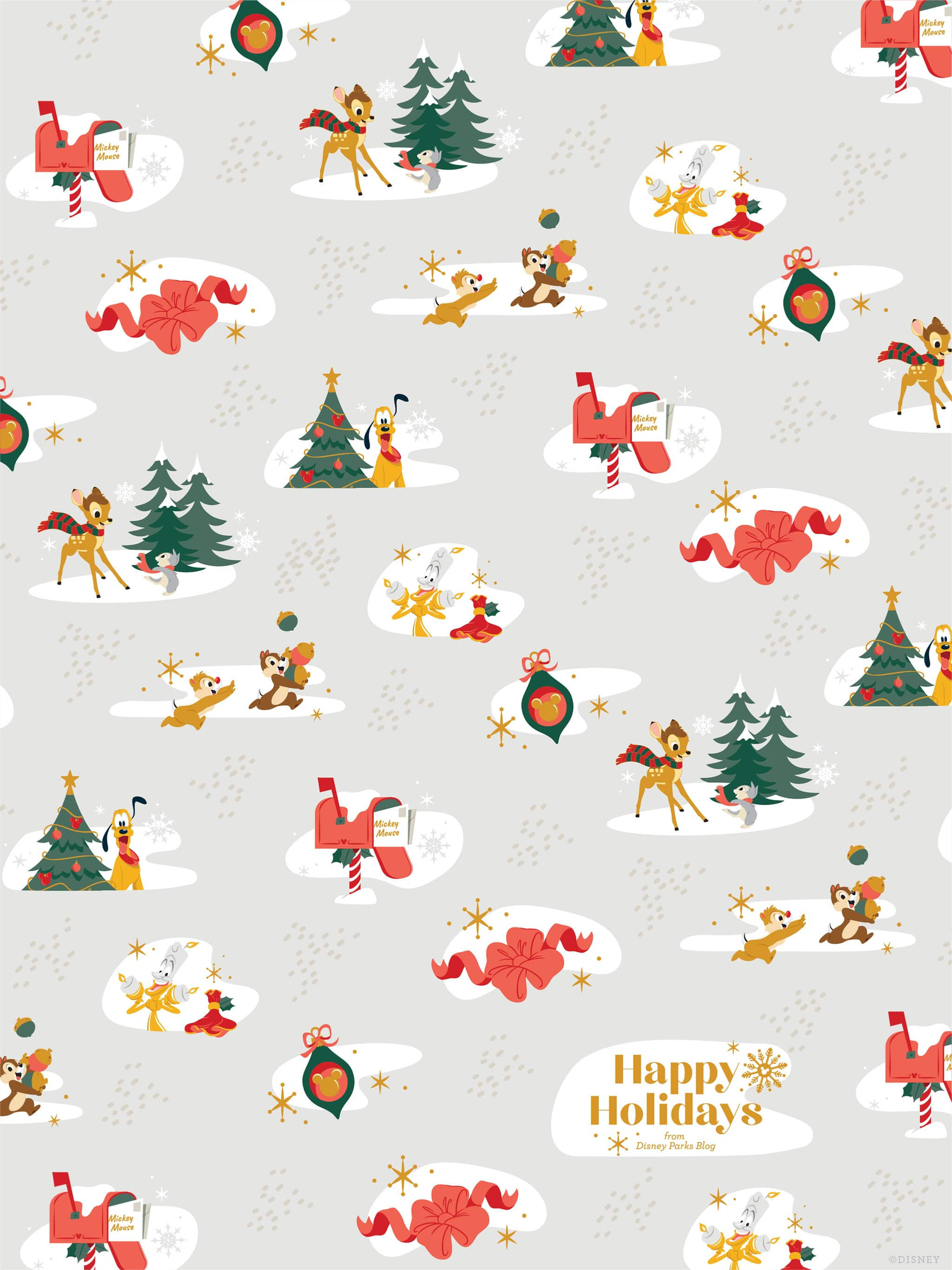 Disney Christmas Ipad Wallpapers