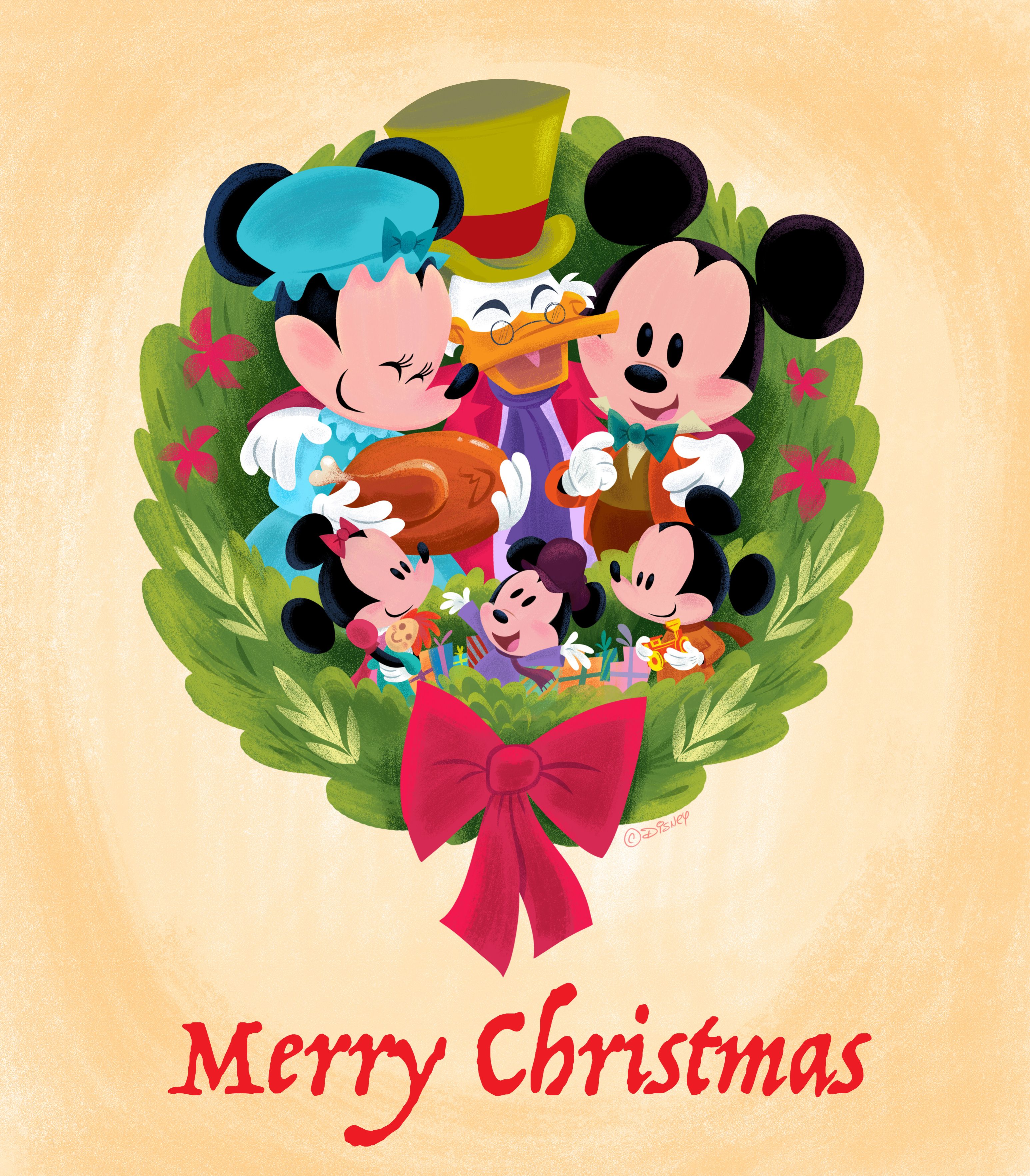 Disney Christmas Ipad Wallpapers