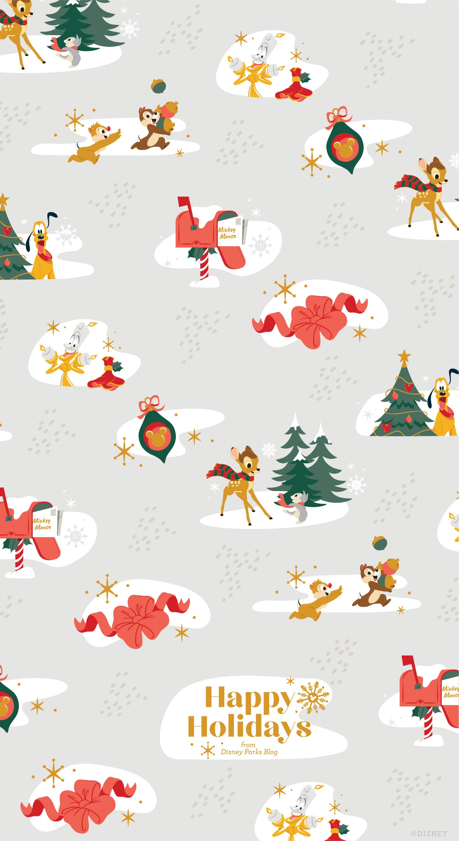 Disney Christmas Iphone Wallpapers